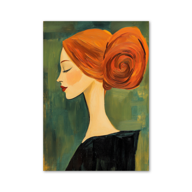 Modigliani-inspired beauty