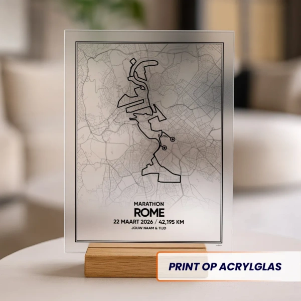Rome marathon 2026 acrylglas print