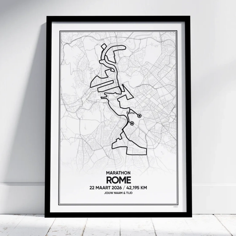 Rome marathon 2026 poster