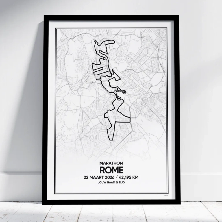 Rome marathon 2026 poster