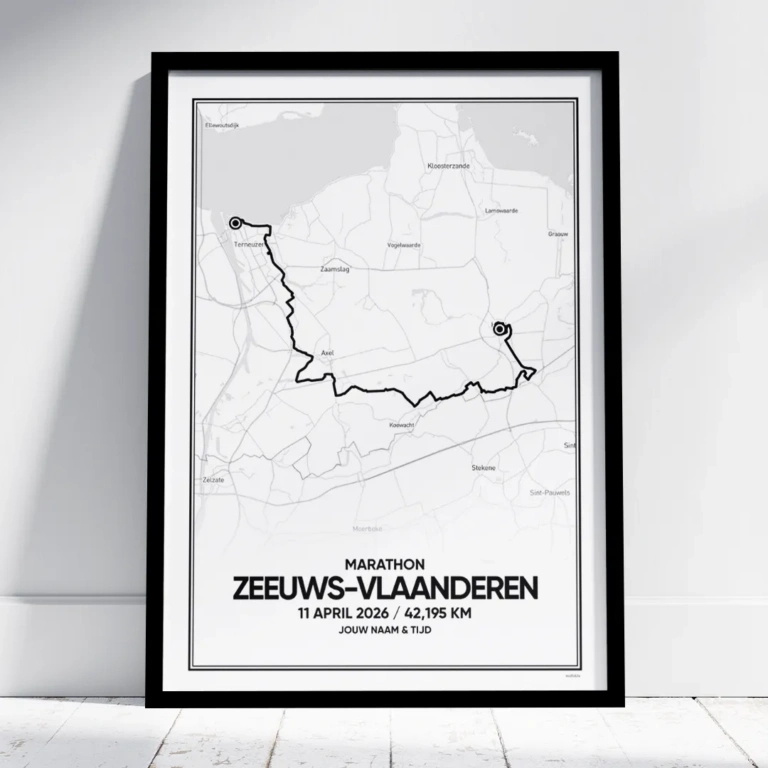 Zeeuws-Vlaanderen Marathon 2026 Poster