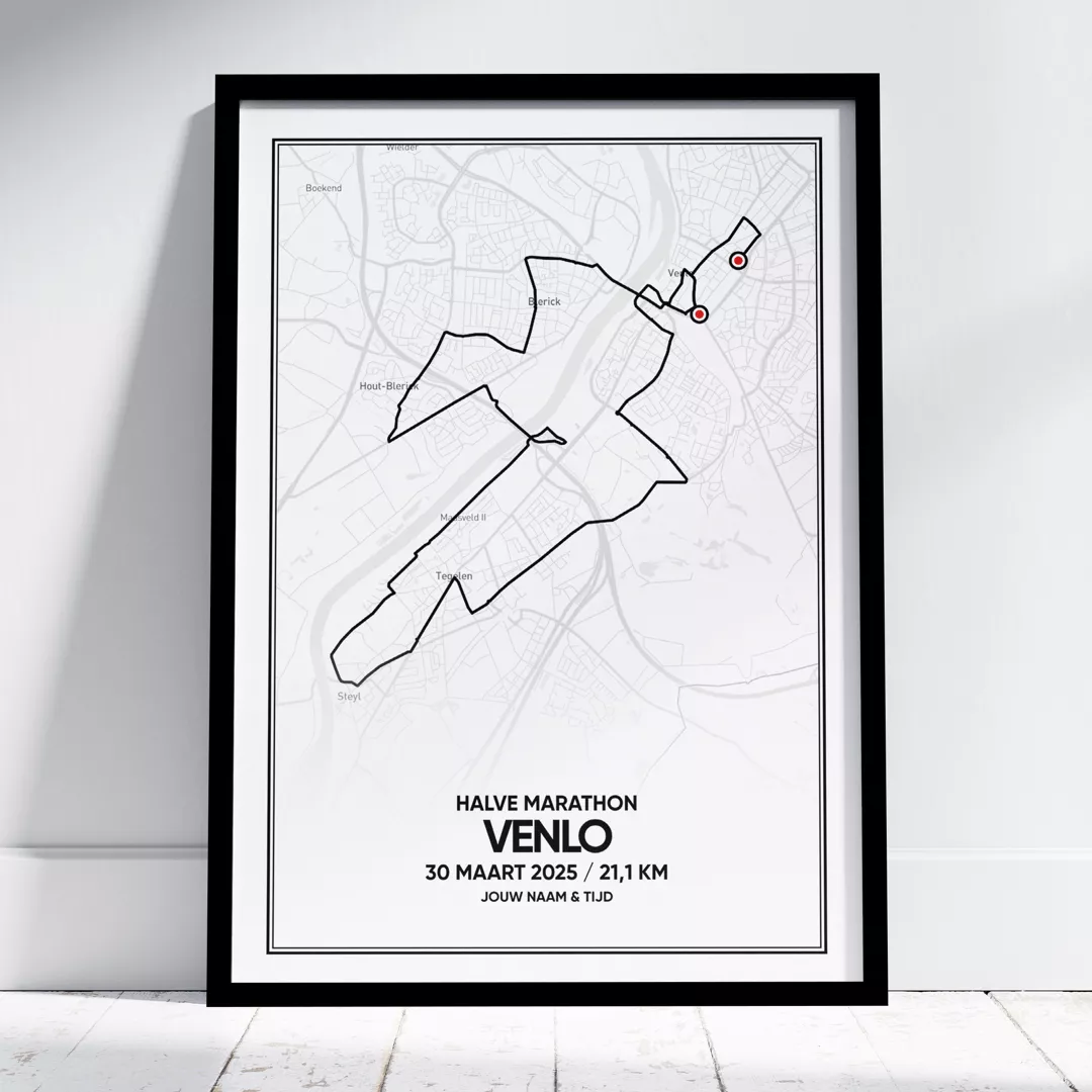 venlo-halve-marathon-venloop-poster Poster met de Halve Marathon van Venlo (Venloop)