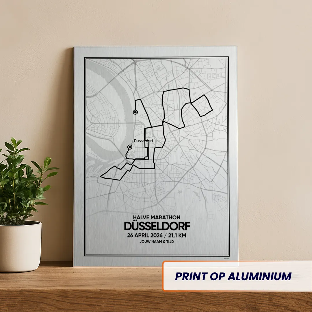 Dusseldorf halve marathon 2026 acrylglas print
