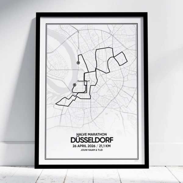 Dusseldorf halve marathon 2026 poster