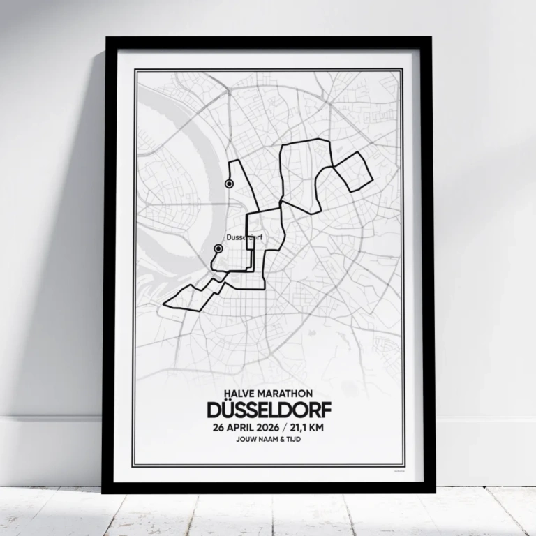 Dusseldorf halve marathon 2026 poster