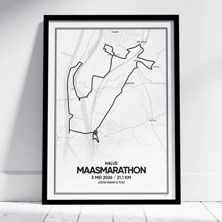 Halve Maasmarathon 2026 poster