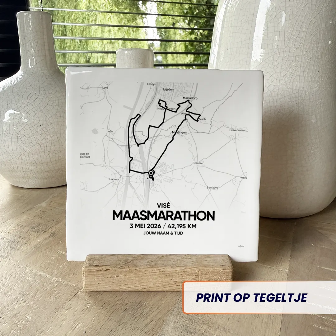 Maasmarathon 2026 tegeltje