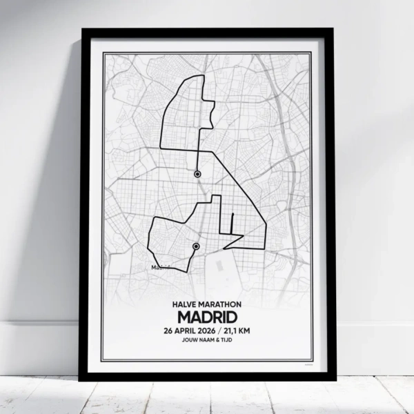 Madrid halve marathon 2026 poster
