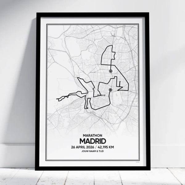 Madrid marathon 2026 poster