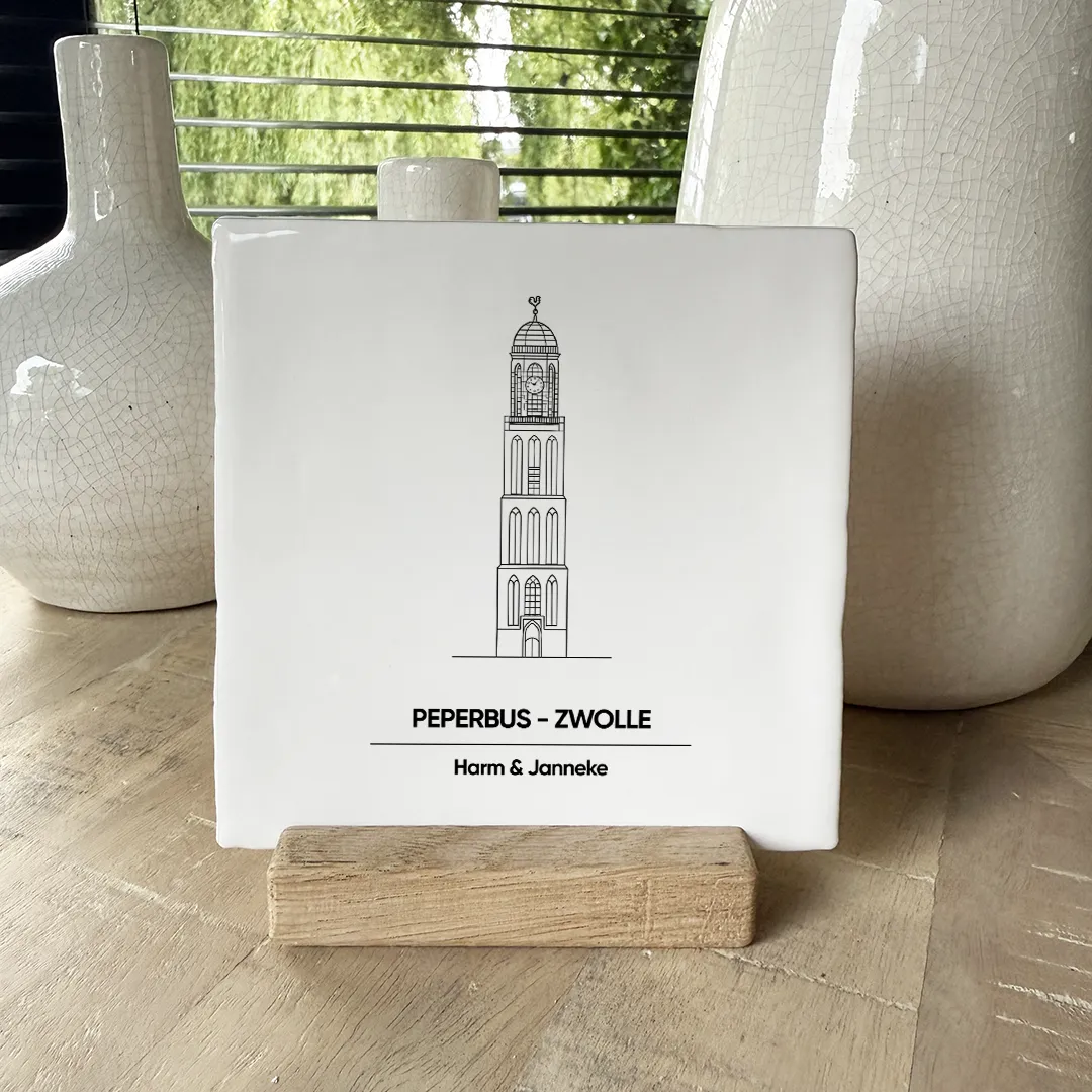 Peperbus tegeltje