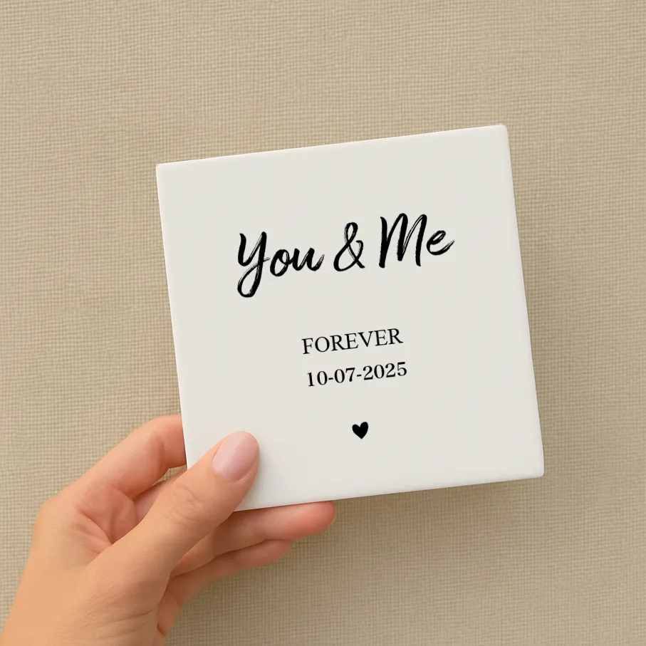 Tegeltje You & Me forever