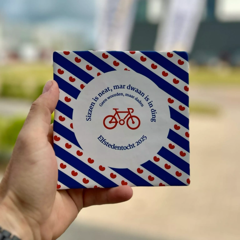 Fietselfstedentocht tegeltje 2025