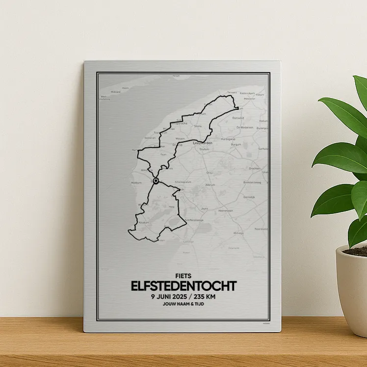 2025 Elfstedentocht aluminium print 2025 Elfstedentocht aluminium print