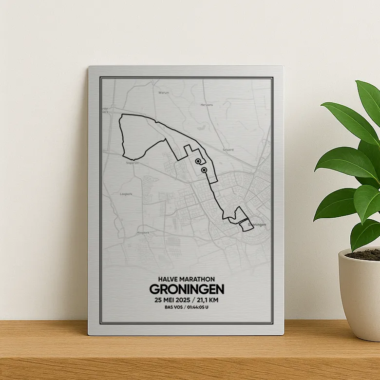 2025 Groningen halve marathon aluminium