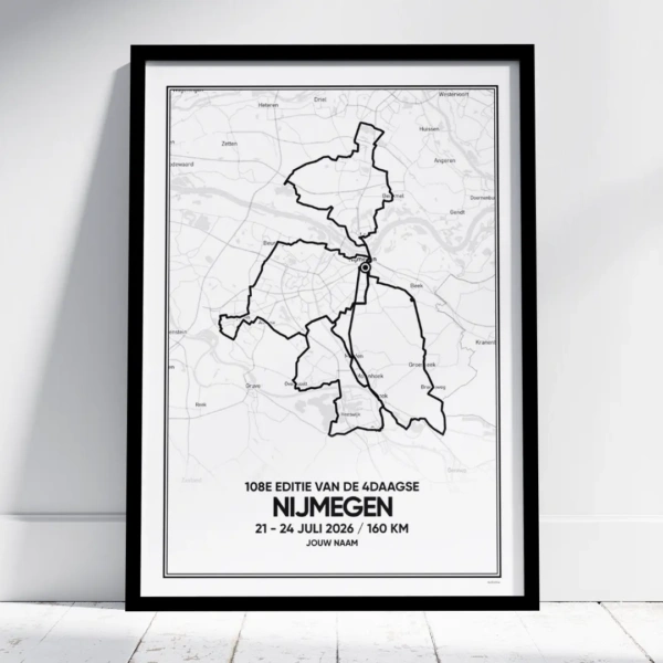 4daagse Nijmegen 2026 160 km poster