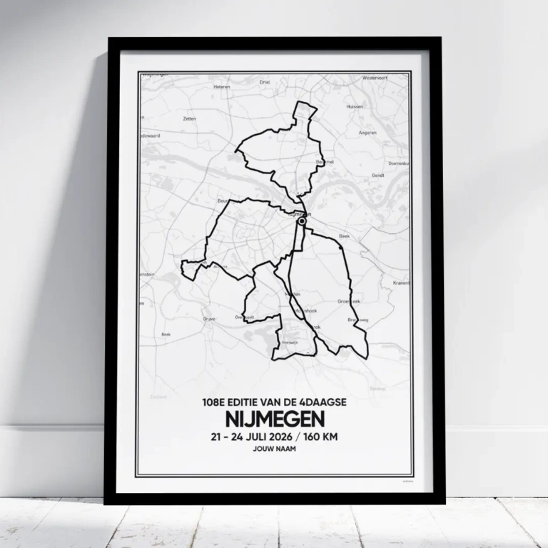 4daagse Nijmegen 2026 160 km poster