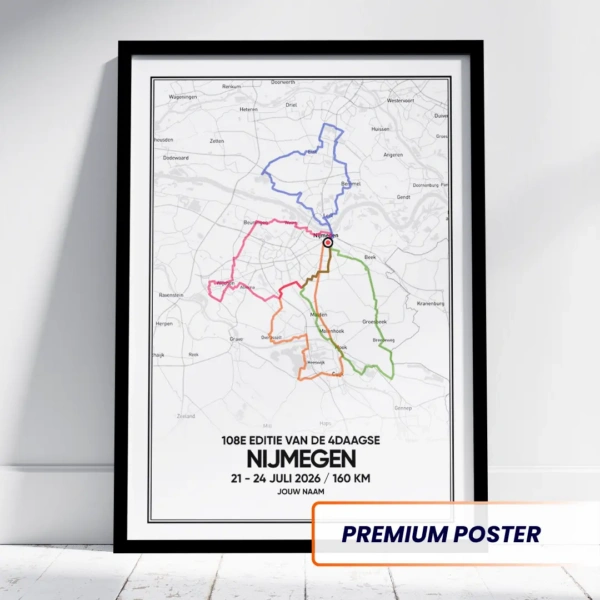 4daagse Nijmegen 2026 poster kleur