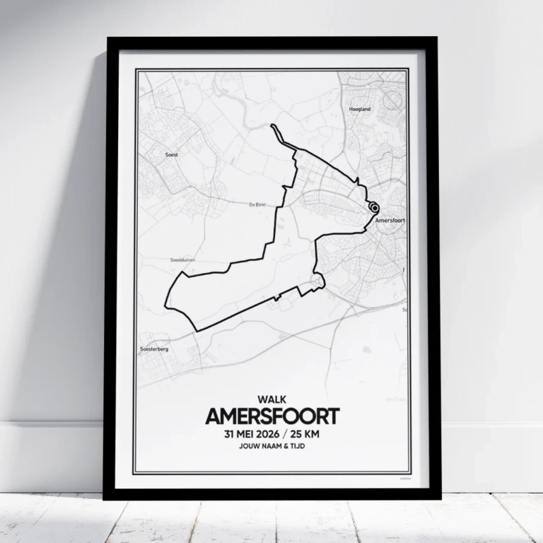 Amersfoort walk 25 km 2026 poster
