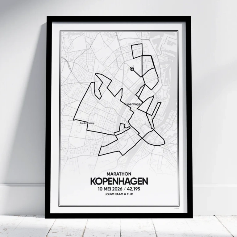 Kopenhagen marathon 2026 poster