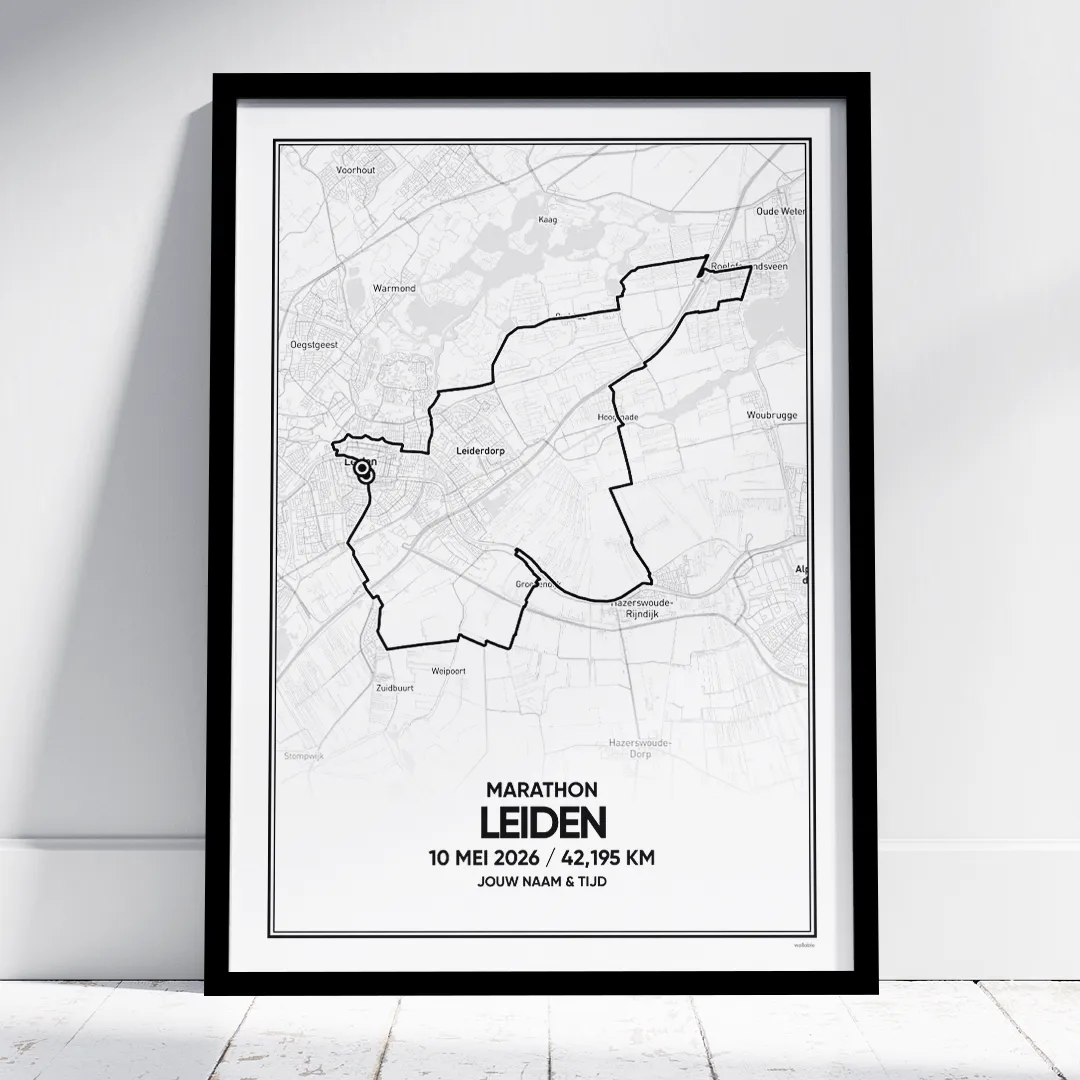 Leiden marathon 2026 poster