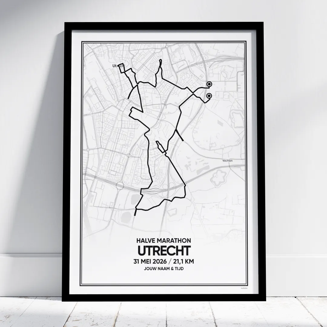 Utrecht halve marathon 2026 poster