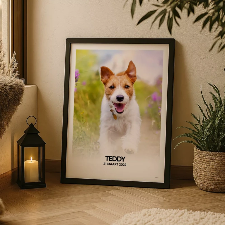 Foto van je favoriete huisdier - hond Teddy