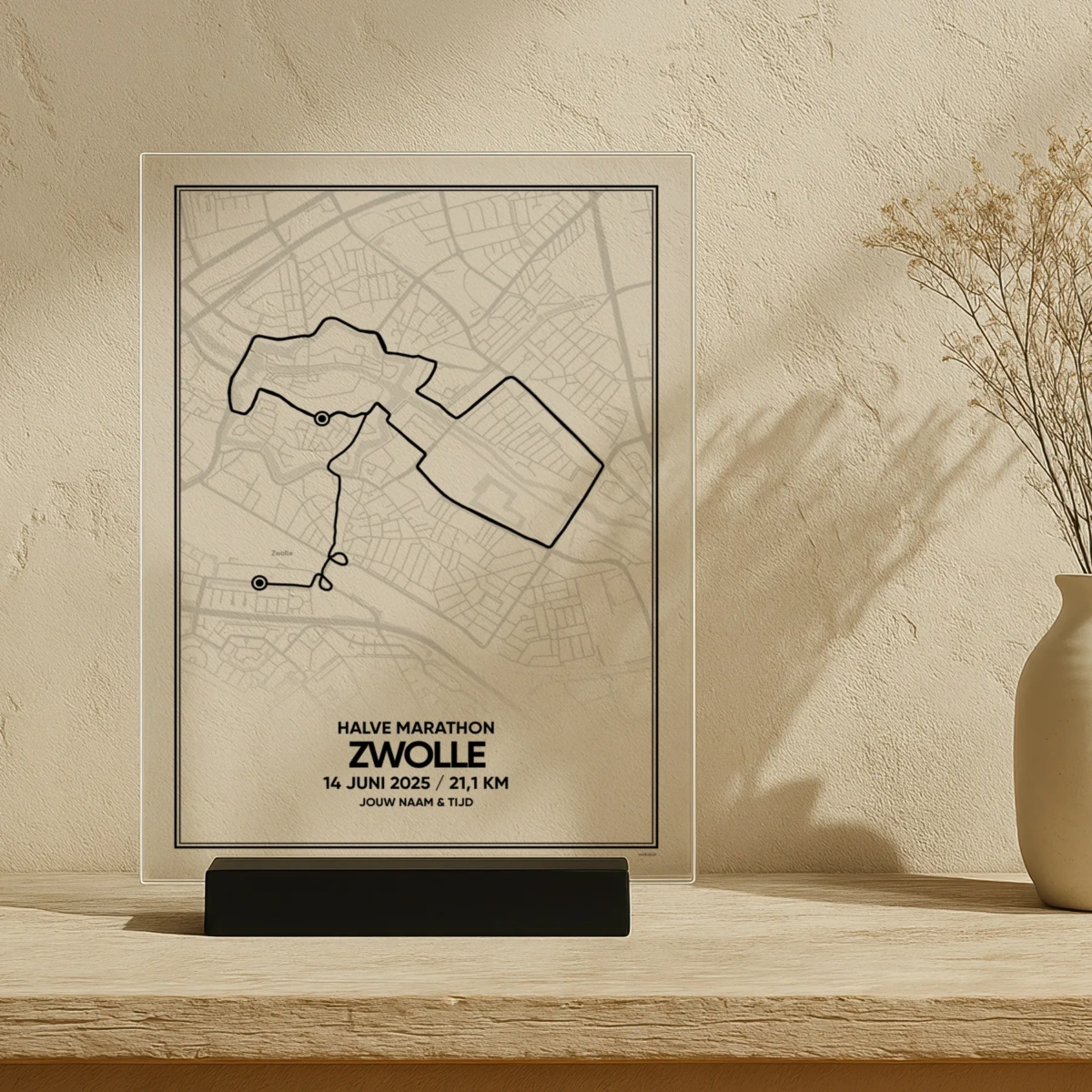 2025 halve marathon zwolle acryl