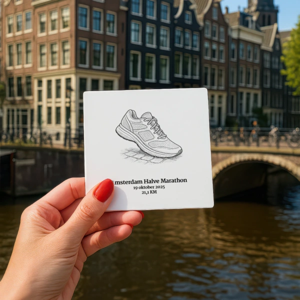 Amsterdam Marathon Tegeltje (met naam) - Image 2