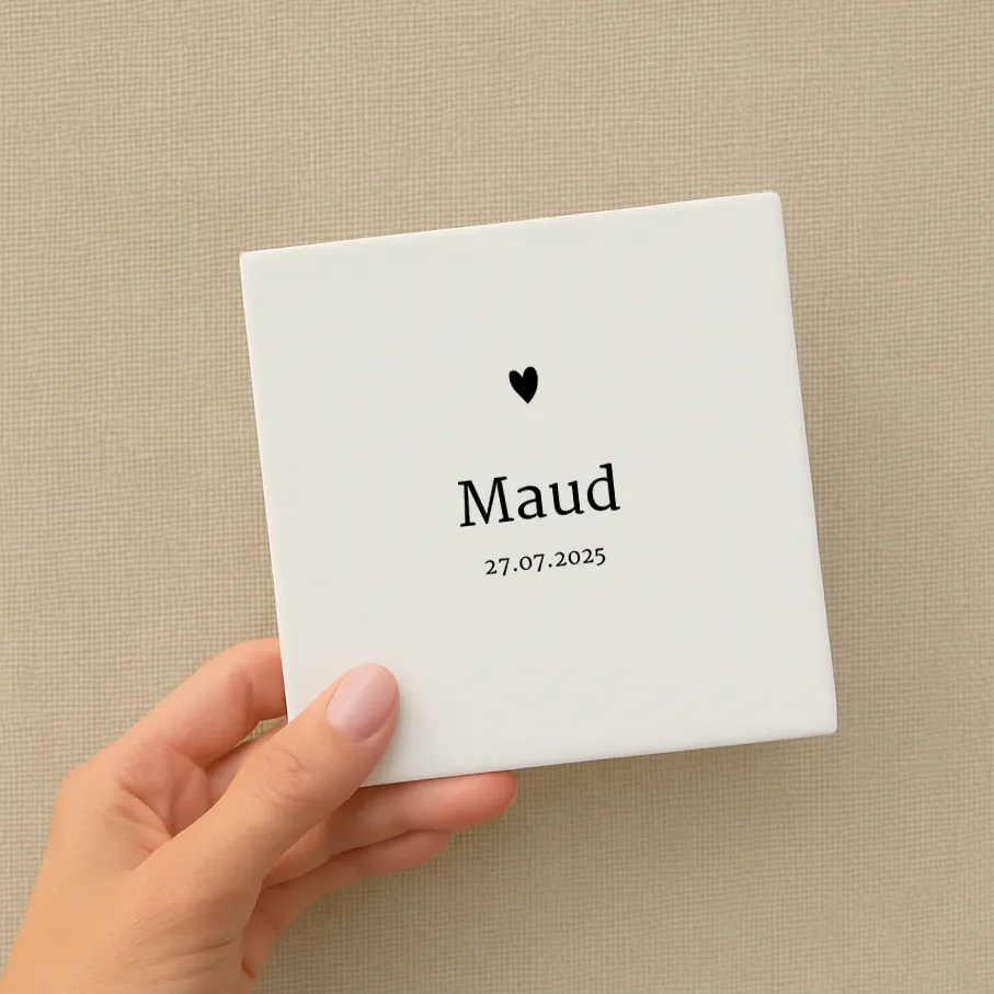 Geboorte tegeltje hartje Geboorte tegeltje hartje