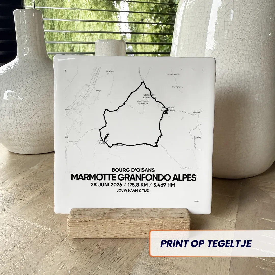 Marmotte Granfondo Alpes tegeltje