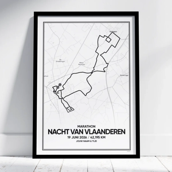 Nacht van Vlaanderen Marathon 2026 poster
