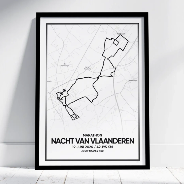 Nacht van Vlaanderen Marathon 2026 poster