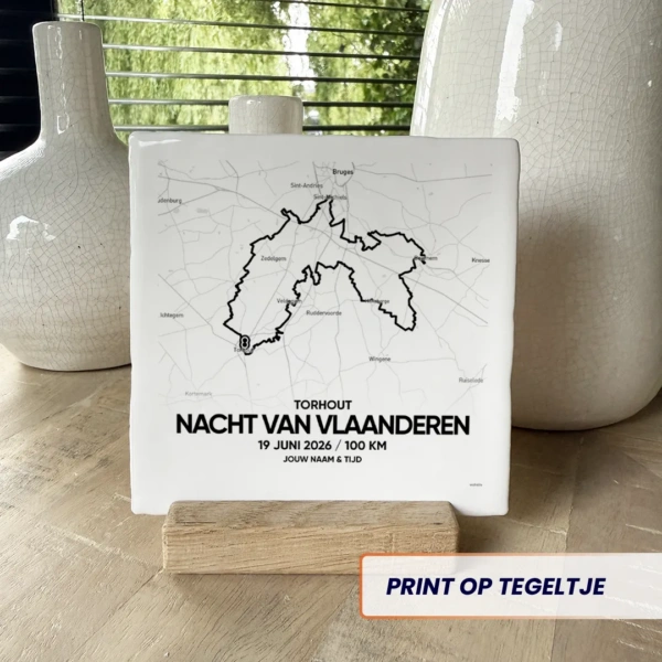 Nacht van Vlaanderen Wandelen 2026 tegeltje