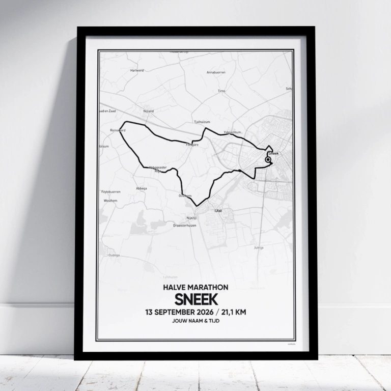 Marathon Sneek 2026 Halve Marathon poster