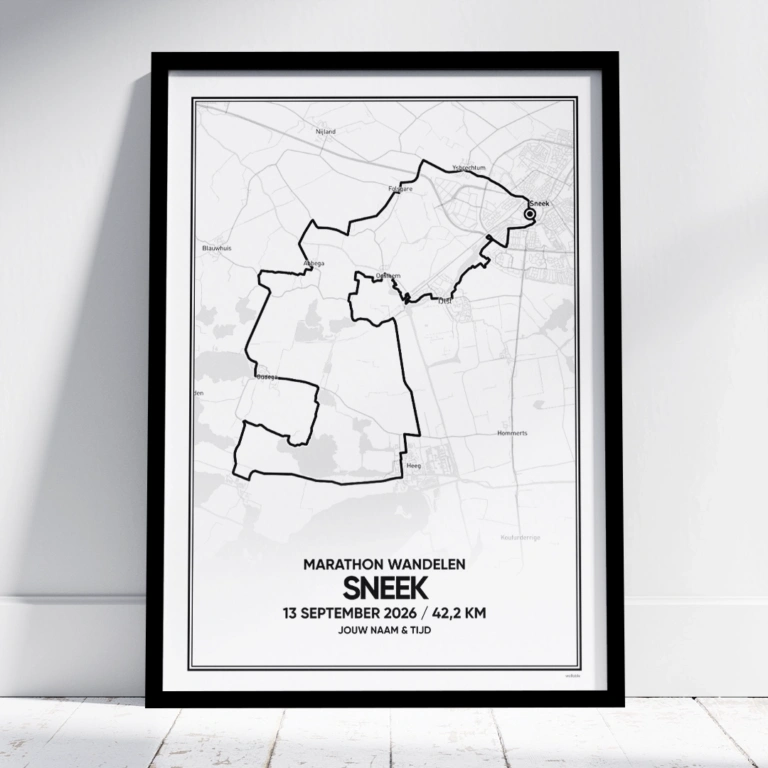 Marathon Sneek Wandelen 2026 poster