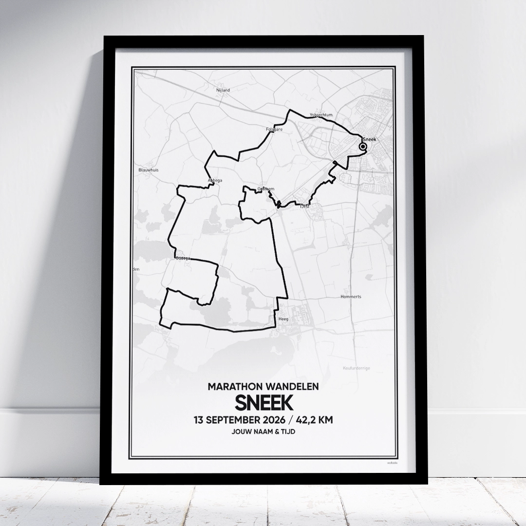 Marathon Sneek Wandelen 2026 poster