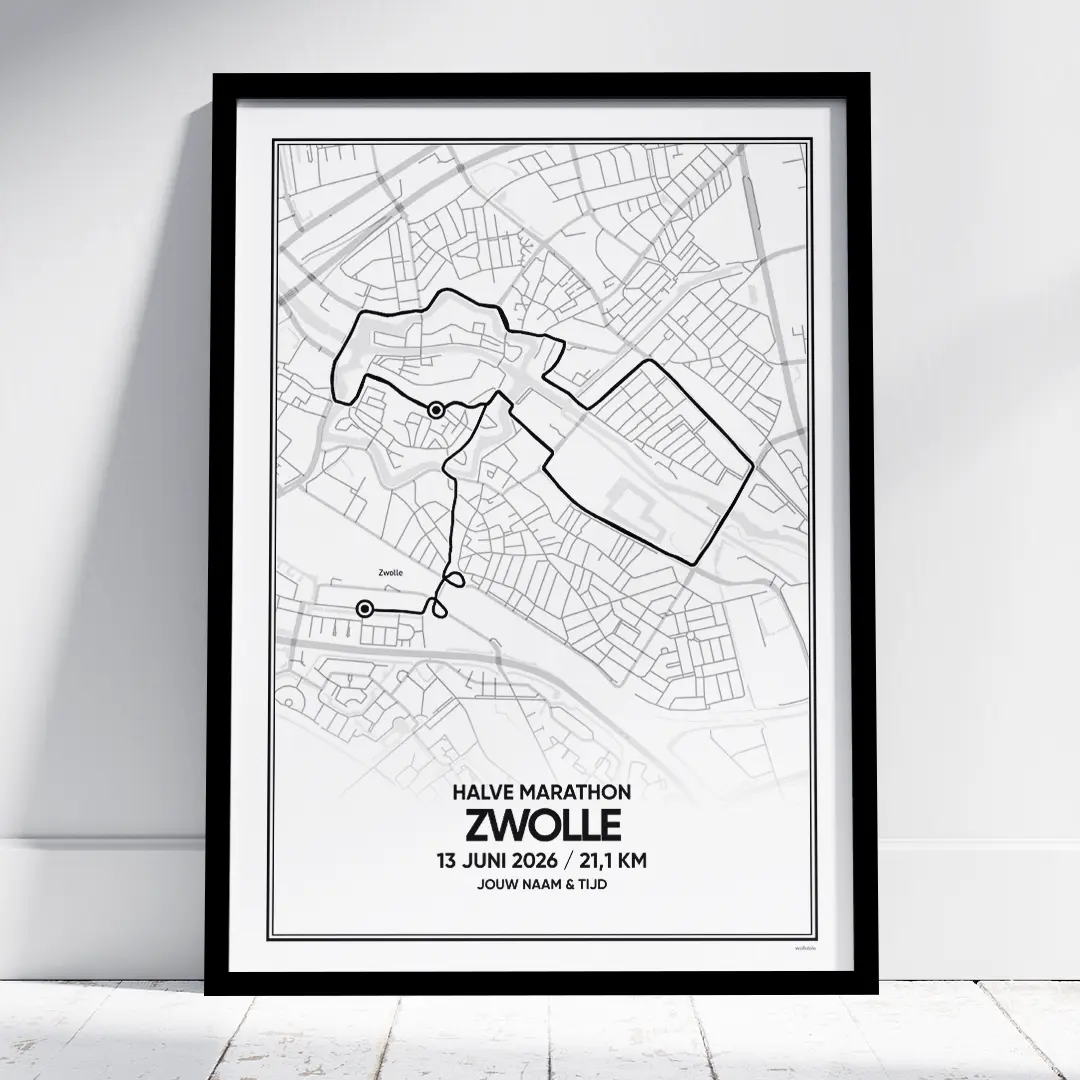 Zwolle halve marathon 2026 print Zwolle halve marathon 2026 print
