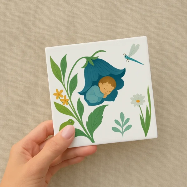 Geboorte tegeltje jongen