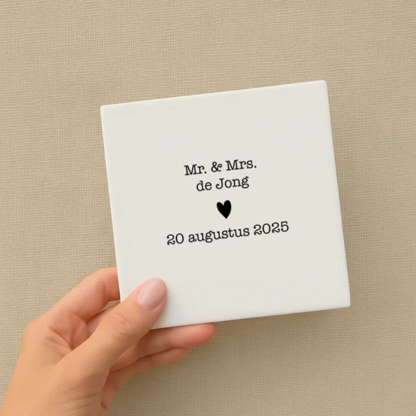 Getrouwd Tegeltje Mr. & Mrs.