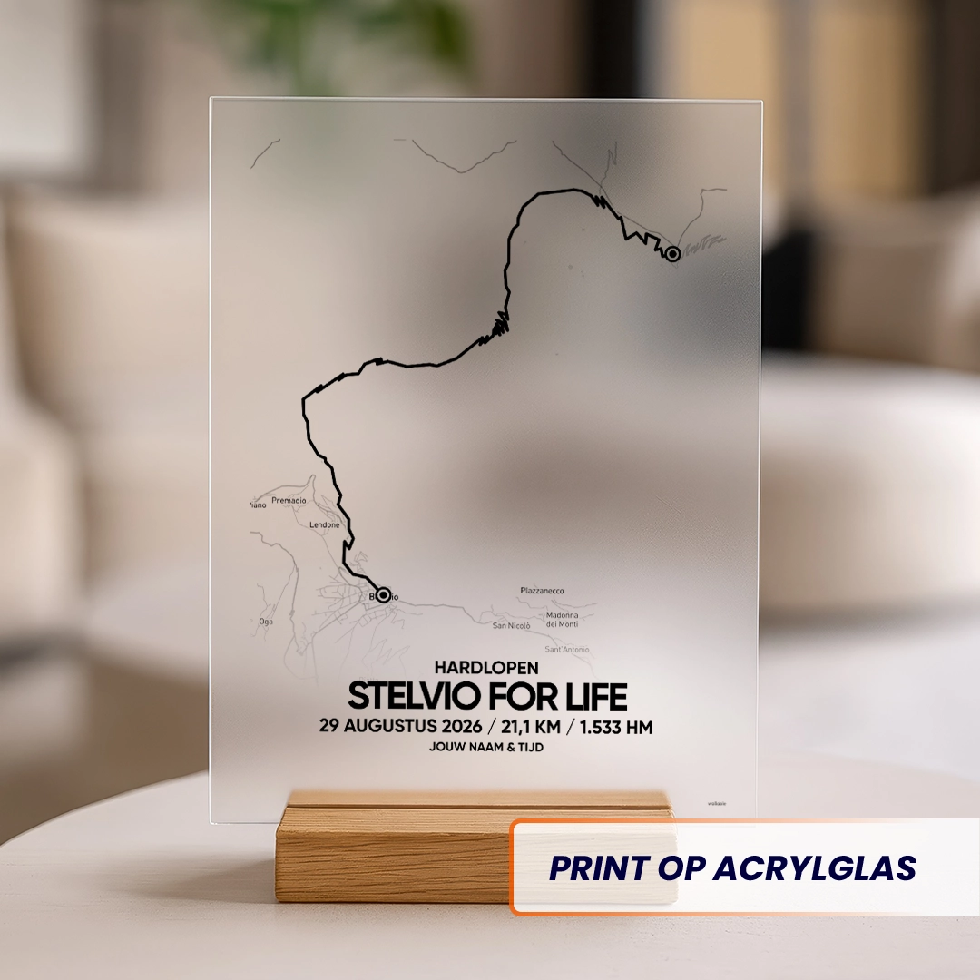 Stelvio for Life 2026 acrylglas print