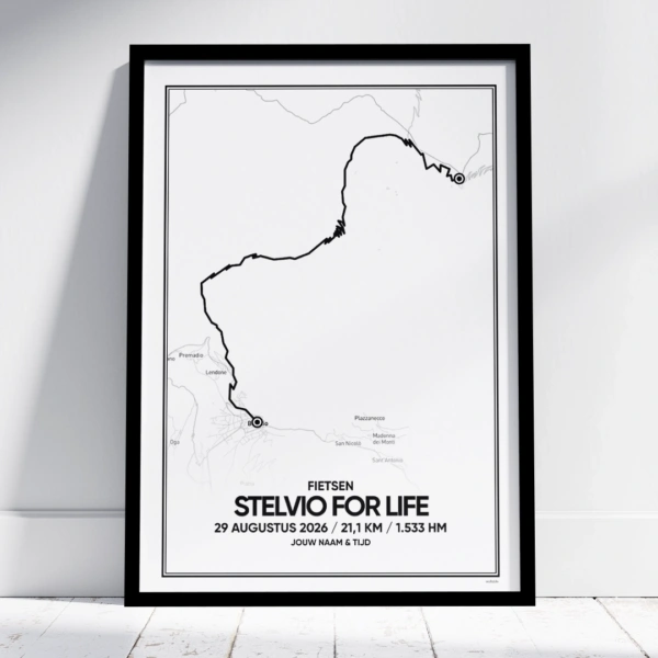 Stelvio for Life 2026 fietsen poster