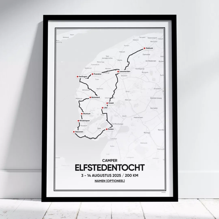 Camper Elfstedentocht Print
