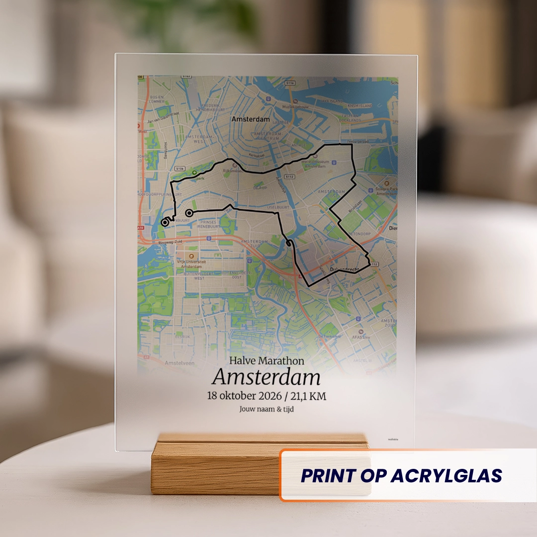 Amsterdam Halve Marathon 2026 acrylglas print