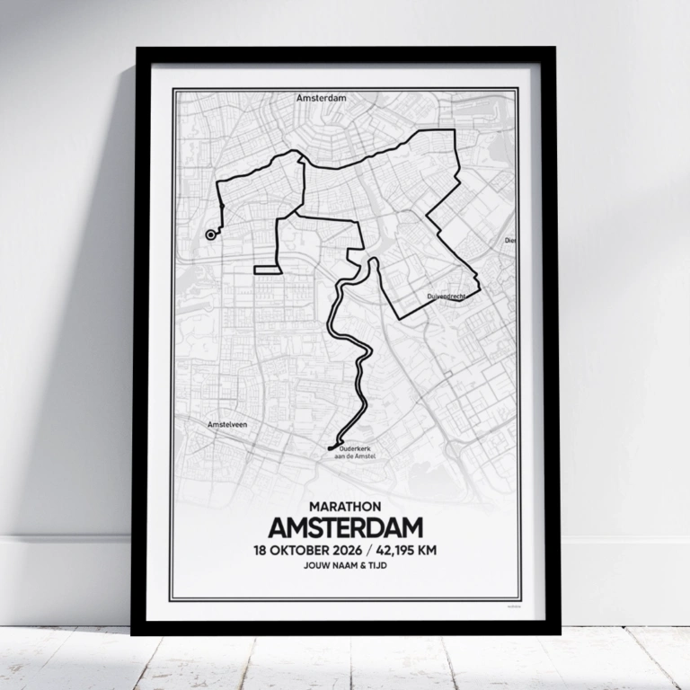 Amsterdam Marathon 2026 A poster