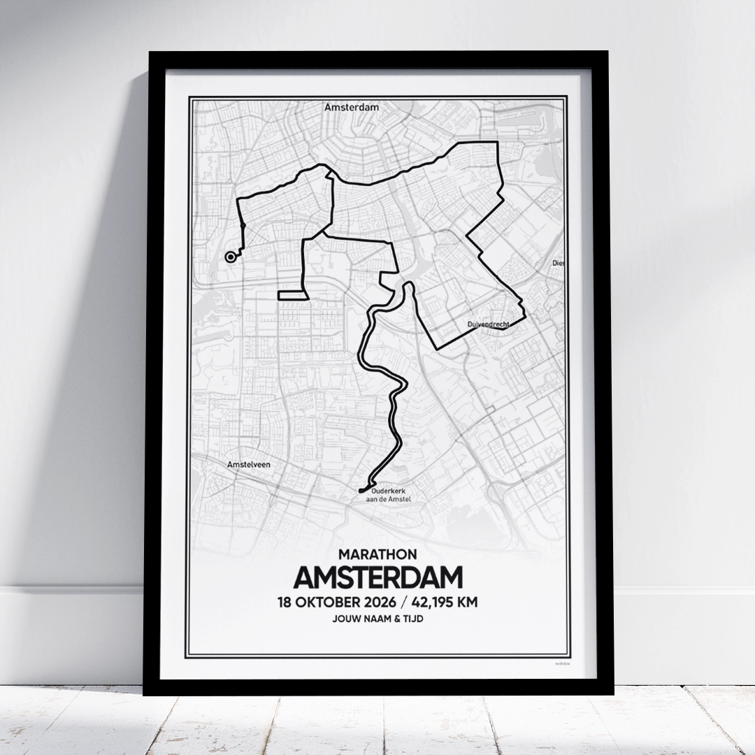 Amsterdam Marathon 2026 A poster