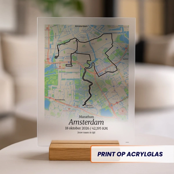 Amsterdam Marathon 2026 acrylglas print