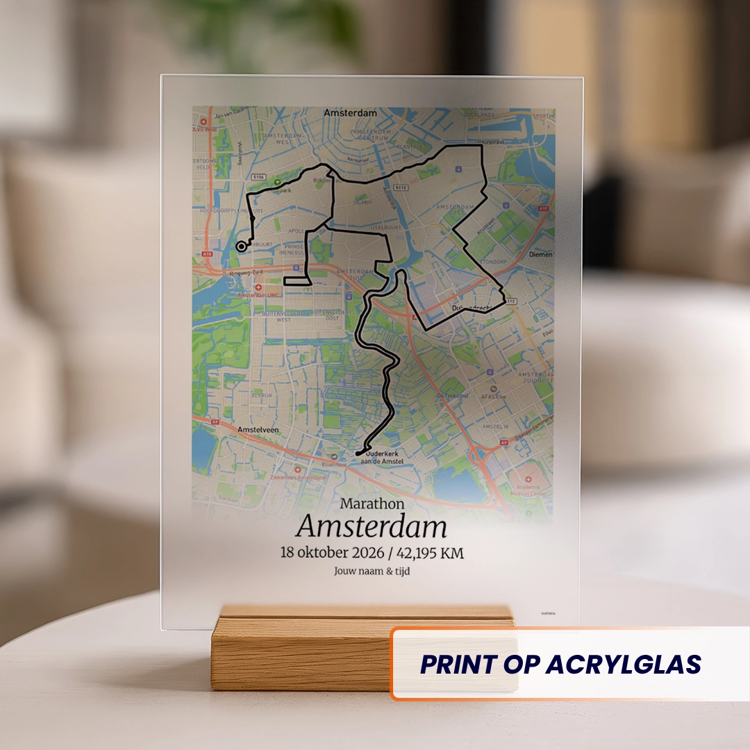 Amsterdam Marathon 2026 acrylglas print