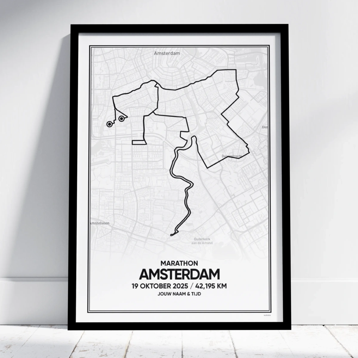 Amsterdam Marathon Poster Amsterdam Marathon 2025 Poster