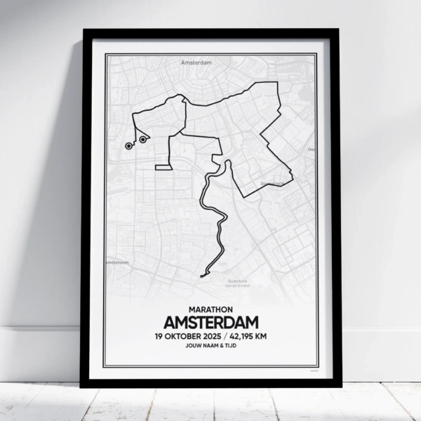 Amsterdam Marathon 2025 Poster