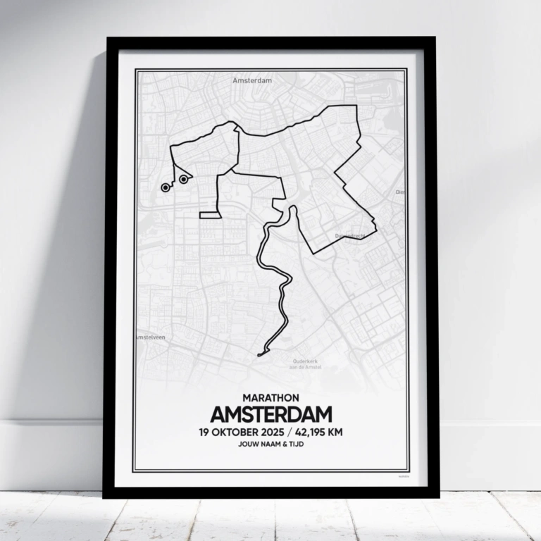 Amsterdam Marathon 2025 Poster